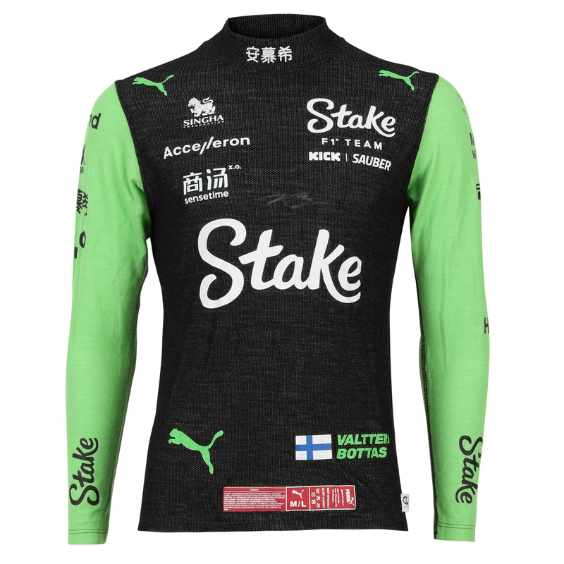 LOT 036 - Valtteri Bottas Signed 2024 Stake F1 Team GP Used Racewear Bundle