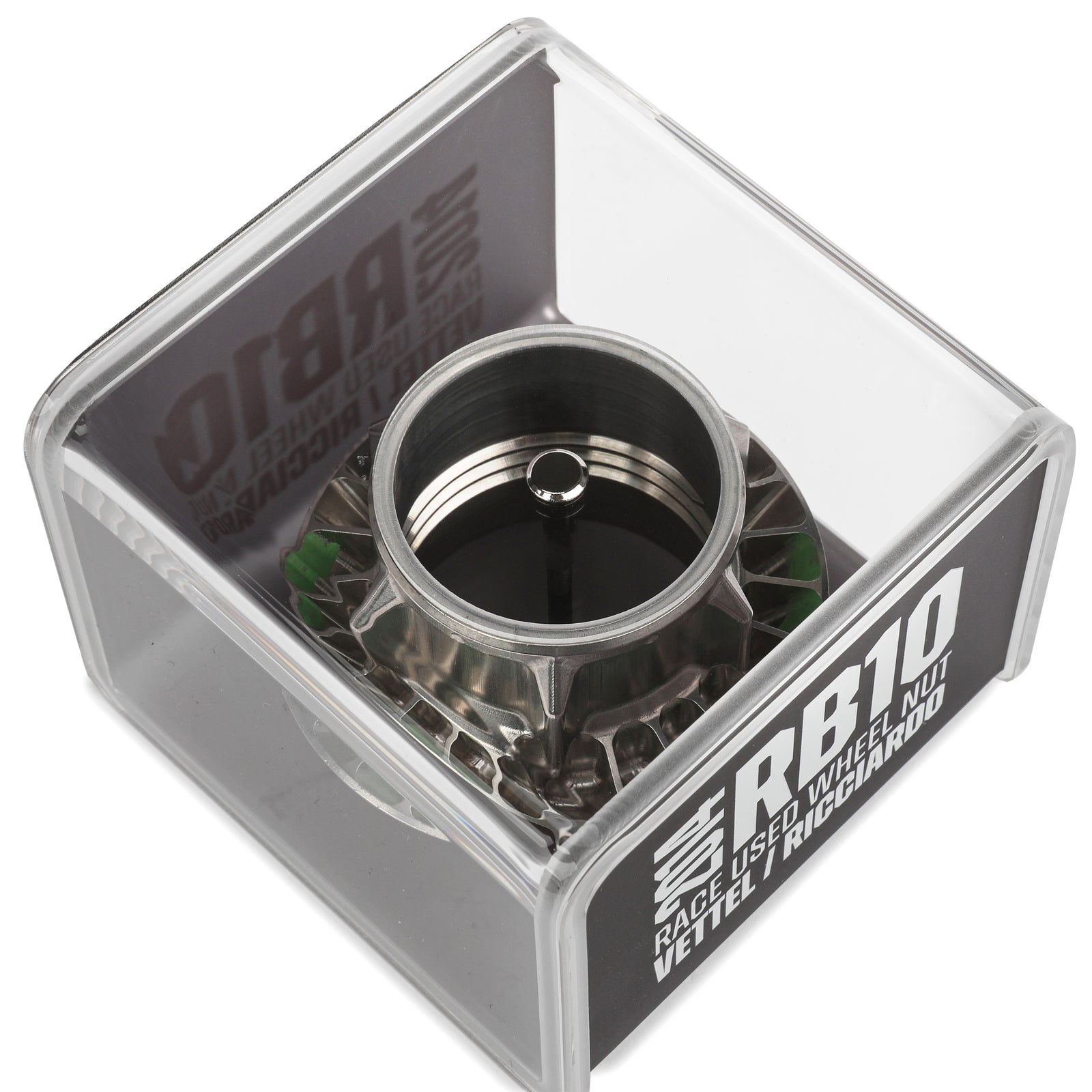 Red Bull Racing 2014 RB10 Grand Prix Used Wheel Nut in Display Case