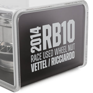 Red Bull Racing 2014 RB10 Grand Prix Used Wheel Nut in Display Case