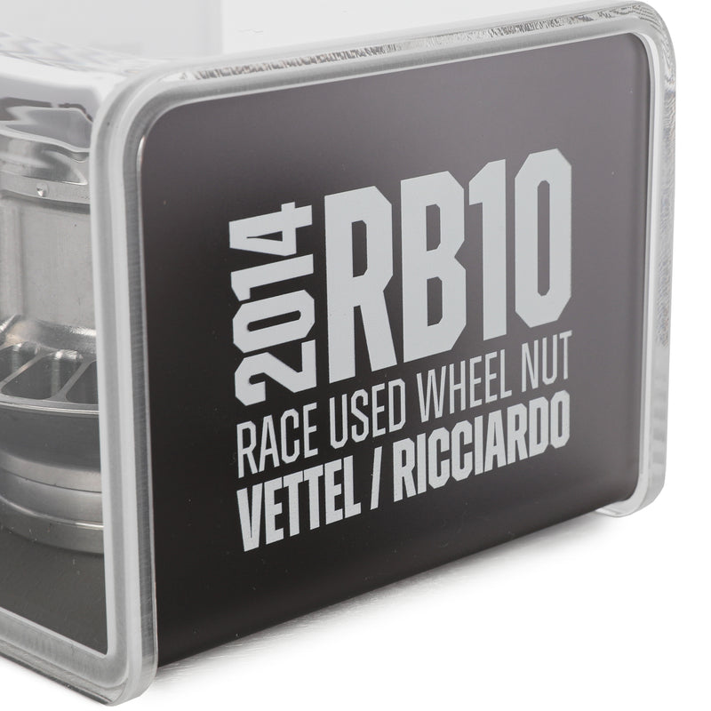 Red Bull Racing 2014 RB10 Grand Prix Used Wheel Nut in Display Case