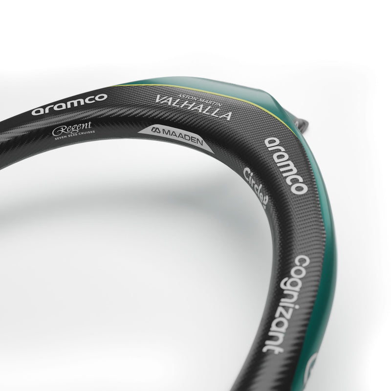 Equipo de F1 Aston Martin Aramco 2025 Halo