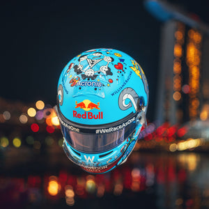 Alex Albon 2022 Atlassian Williams Racing Helmet – Singapore GP Used