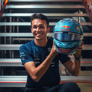 Alex Albon 2022 Atlassian Williams Racing Helmet – Singapore GP Used