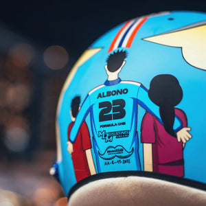 Alex Albon 2022 Atlassian Williams Racing Helmet – Singapore GP Used