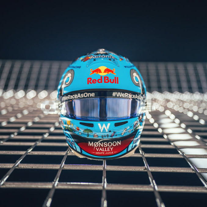 Alex Albon 2022 Atlassian Williams Racing Helmet – Singapore GP Used