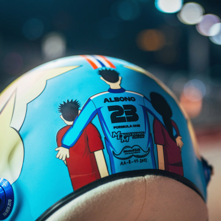 Alex Albon 2022 Atlassian Williams Racing Helmet – Singapore GP Used