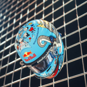 Alex Albon 2022 Atlassian Williams Racing Helmet – Singapore GP Used