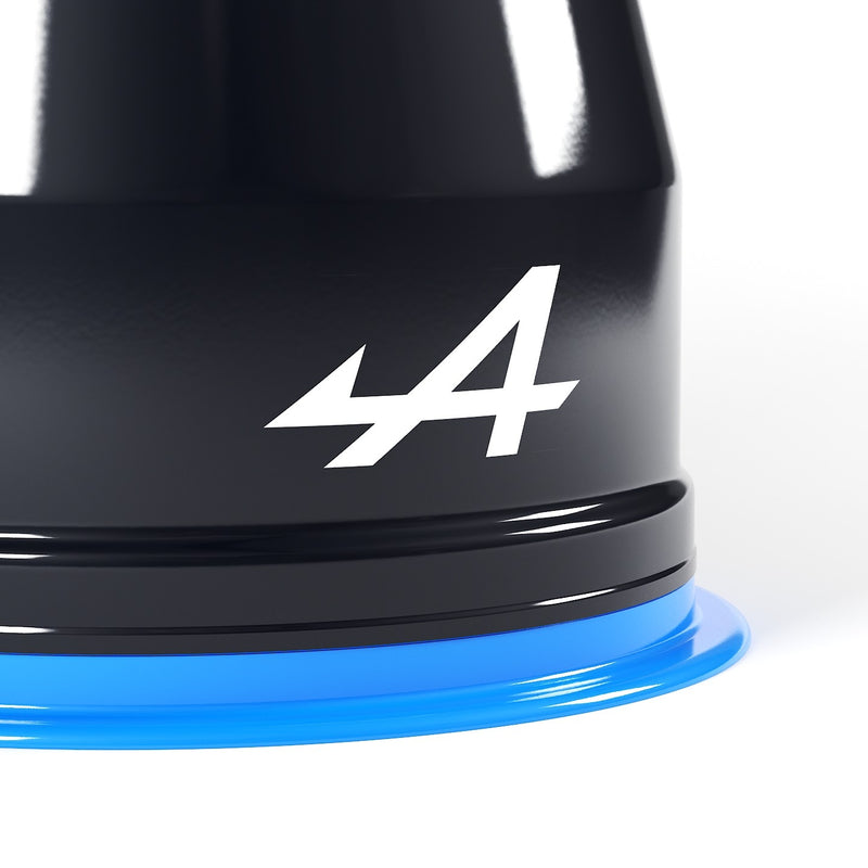 BWT Alpine F1 Team 2026 rear wheel rim table premium Formula 1 display furniture