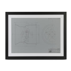 LOT 019 - Williams Racing 1993 FW15 Wheel Rim Technical Drawing