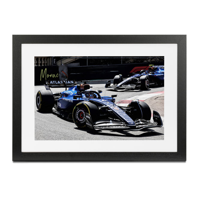 Williams Racing 2025 Framed Print - Monaco GP