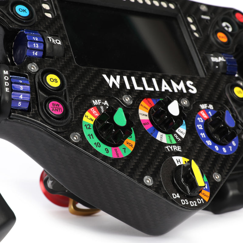 Official 2026 Atlassian Williams F1 Team FW48 1:1 Replica Steering Wheel