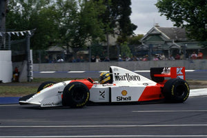 Ayrton Senna 1993 McLaren F1® Team Race Used MP4/8 Left-hand Rear Wing Endplate