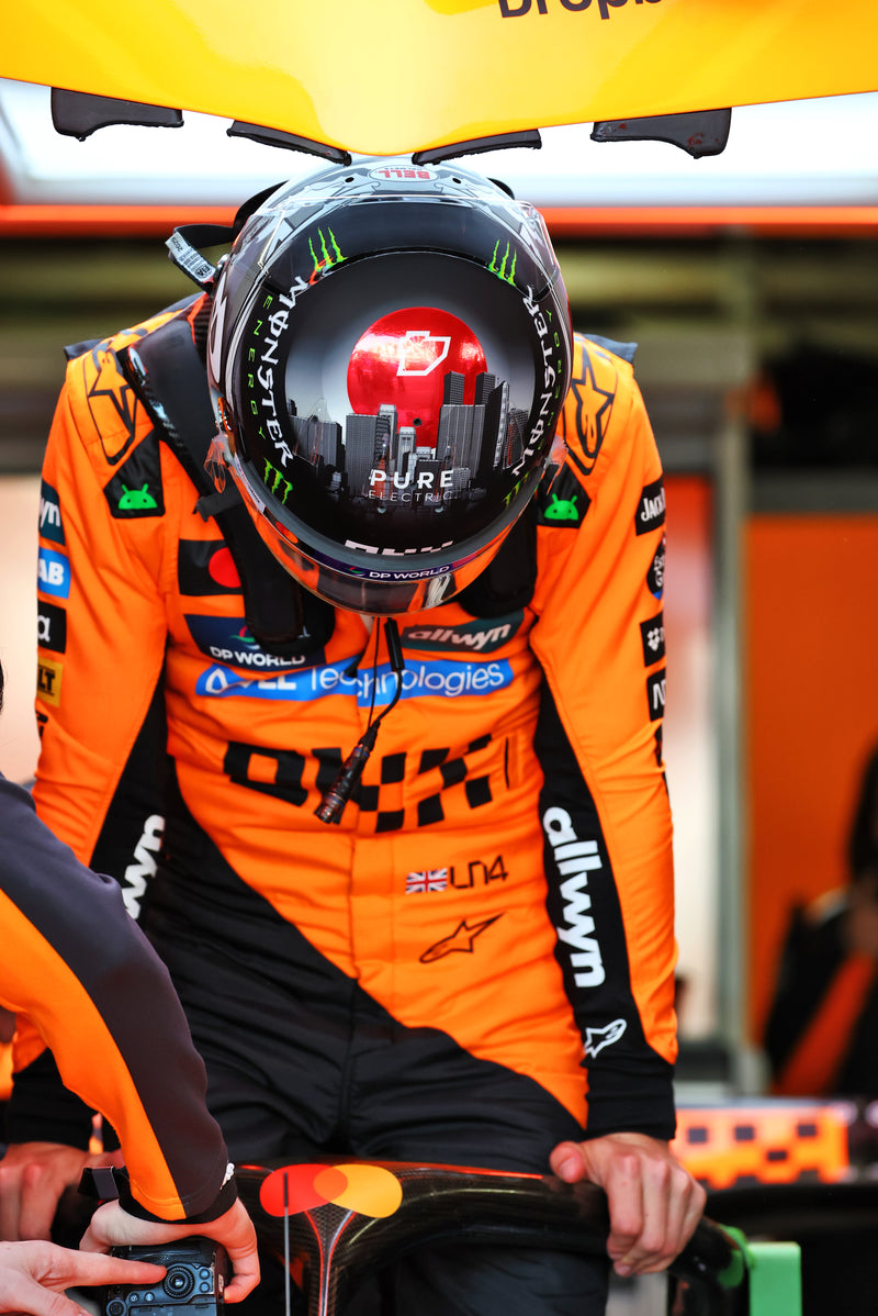 Lando Norris 2025 1:2 Scale Helmet - Japanese GP