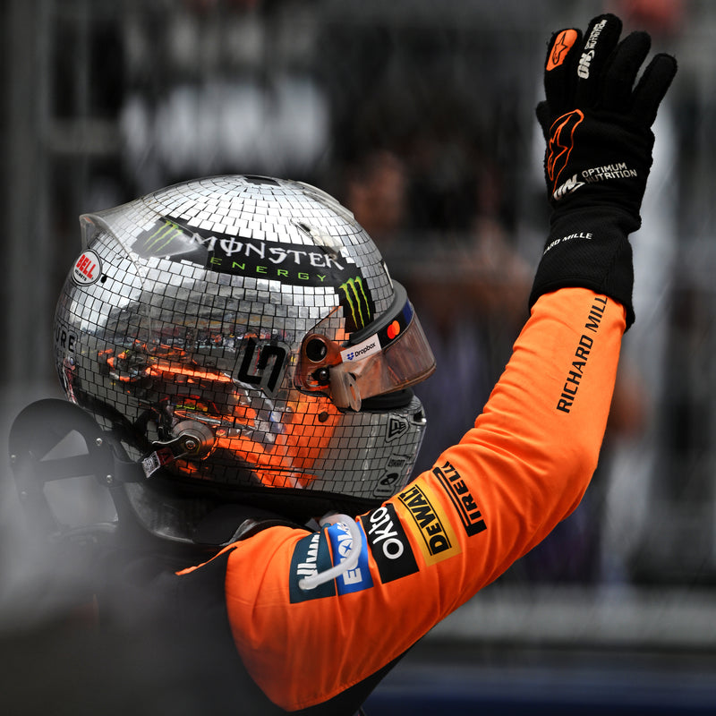 Lando Norris 2025 ‘Disco Ball’ 1:2 Scale Helmet – Miami GP Edition