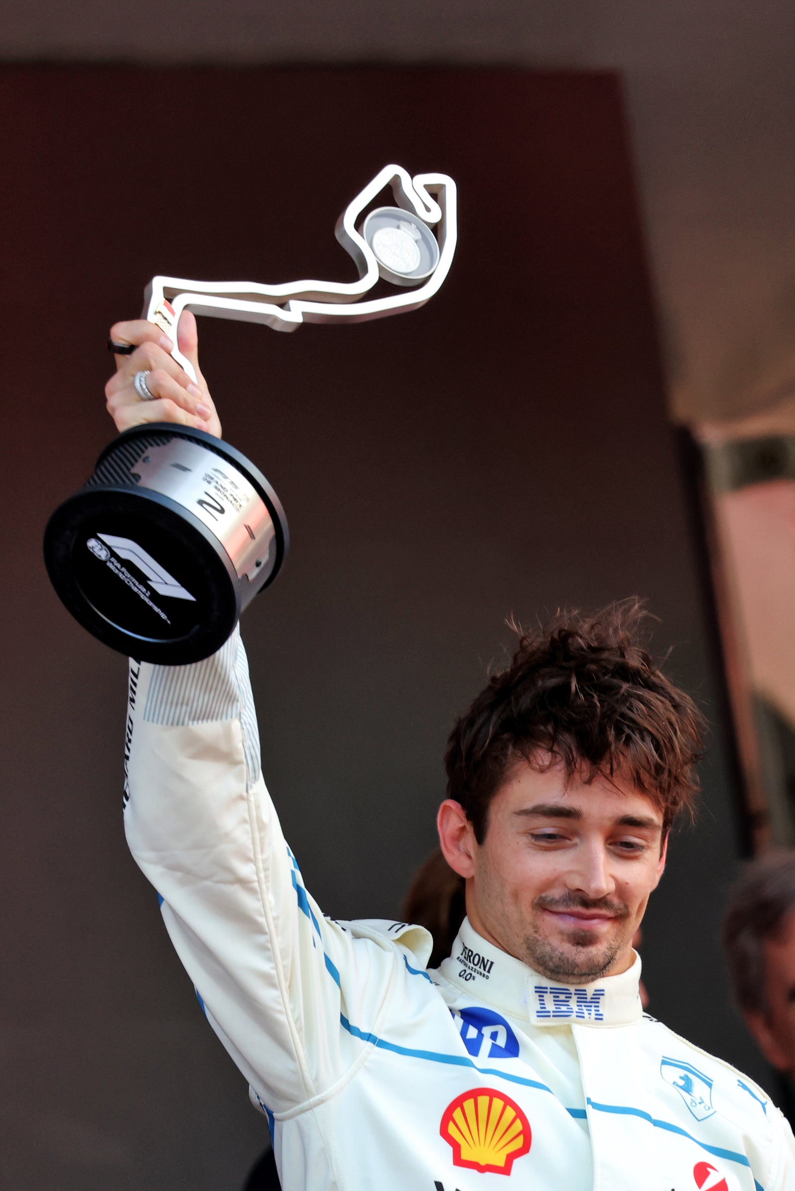 LOT 043 - Charles Leclerc Race-Used 2025 Suit - Monaco GP