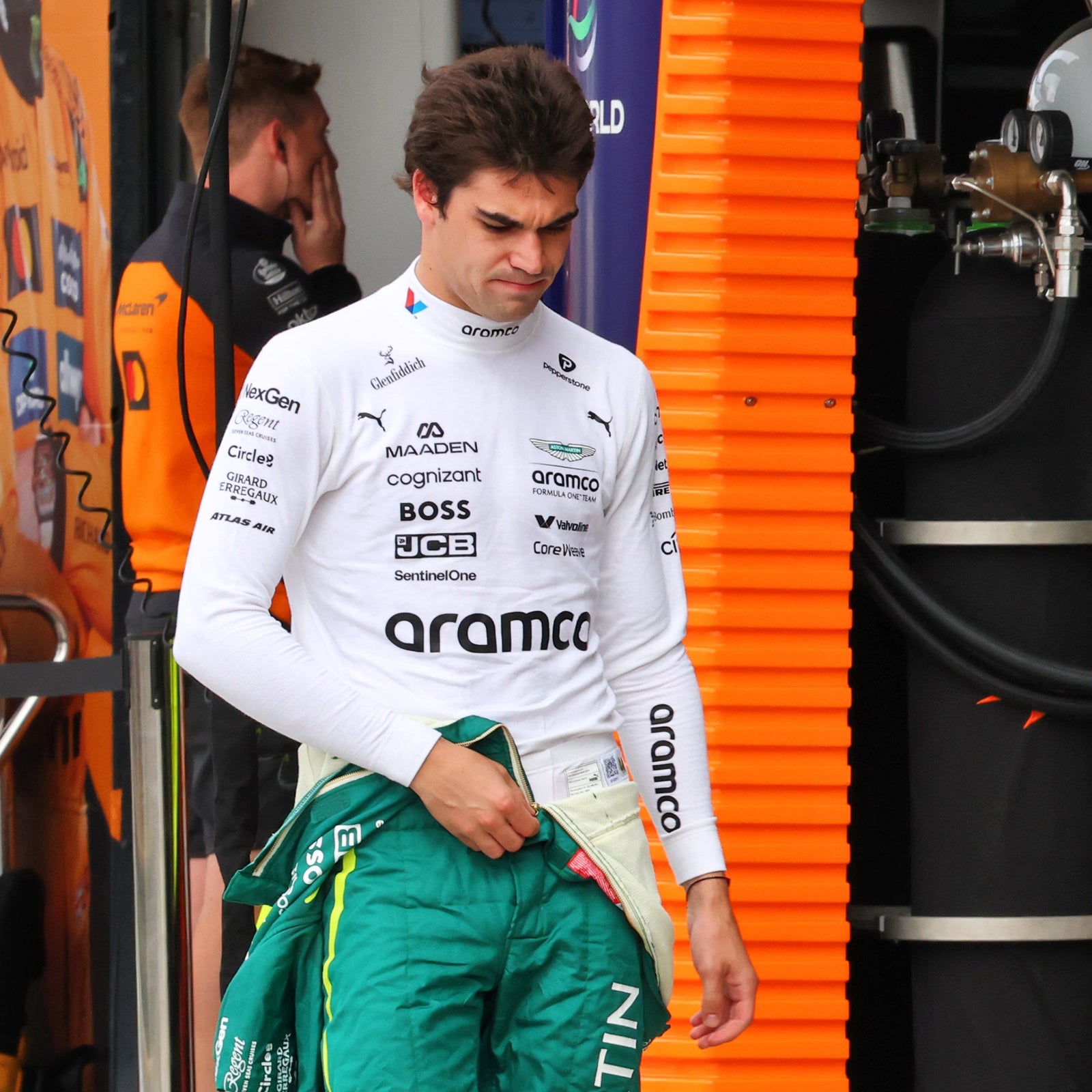 Auction LOT 054 - Lance Stroll 2025 Aston Martin Aramco Formula One Team Nomex - British GP