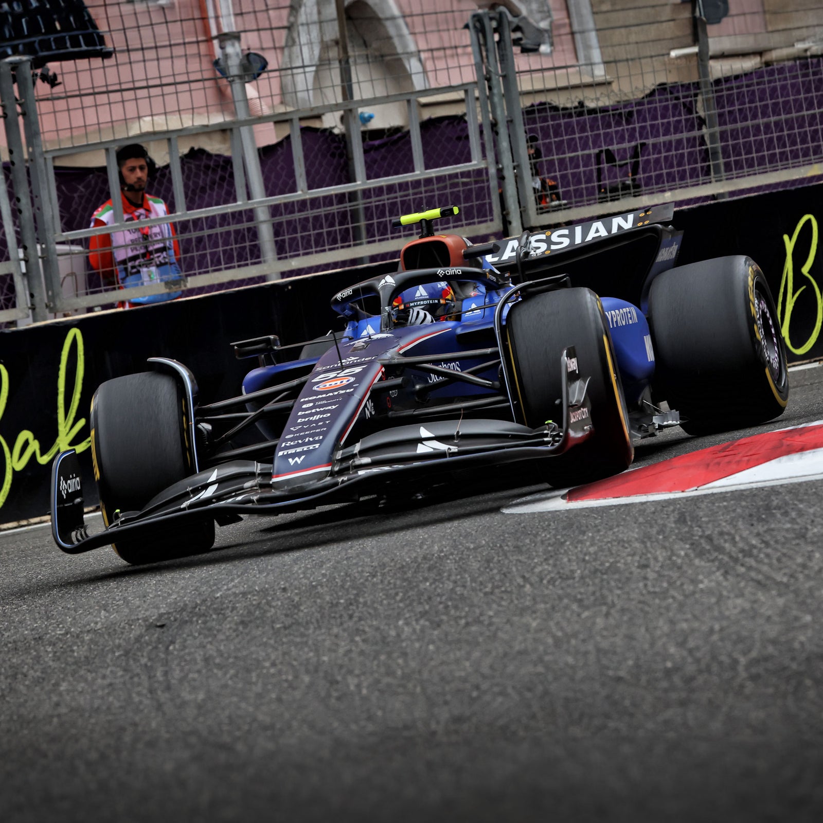Season Launch LOT 010 - Carlos Sainz 2025 Williams FW47 Show Car - Azerbaijan GP
