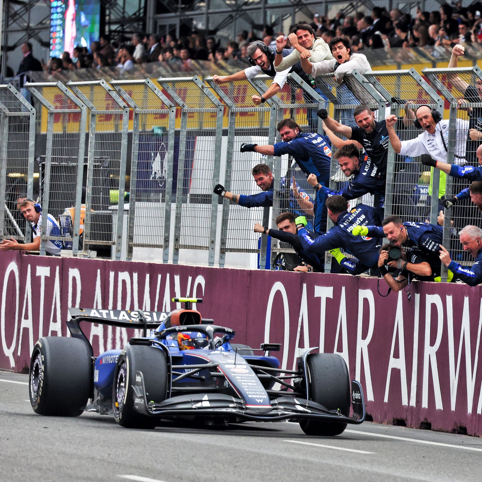Season Launch LOT 010 - Carlos Sainz 2025 Williams FW47 Show Car - Azerbaijan GP