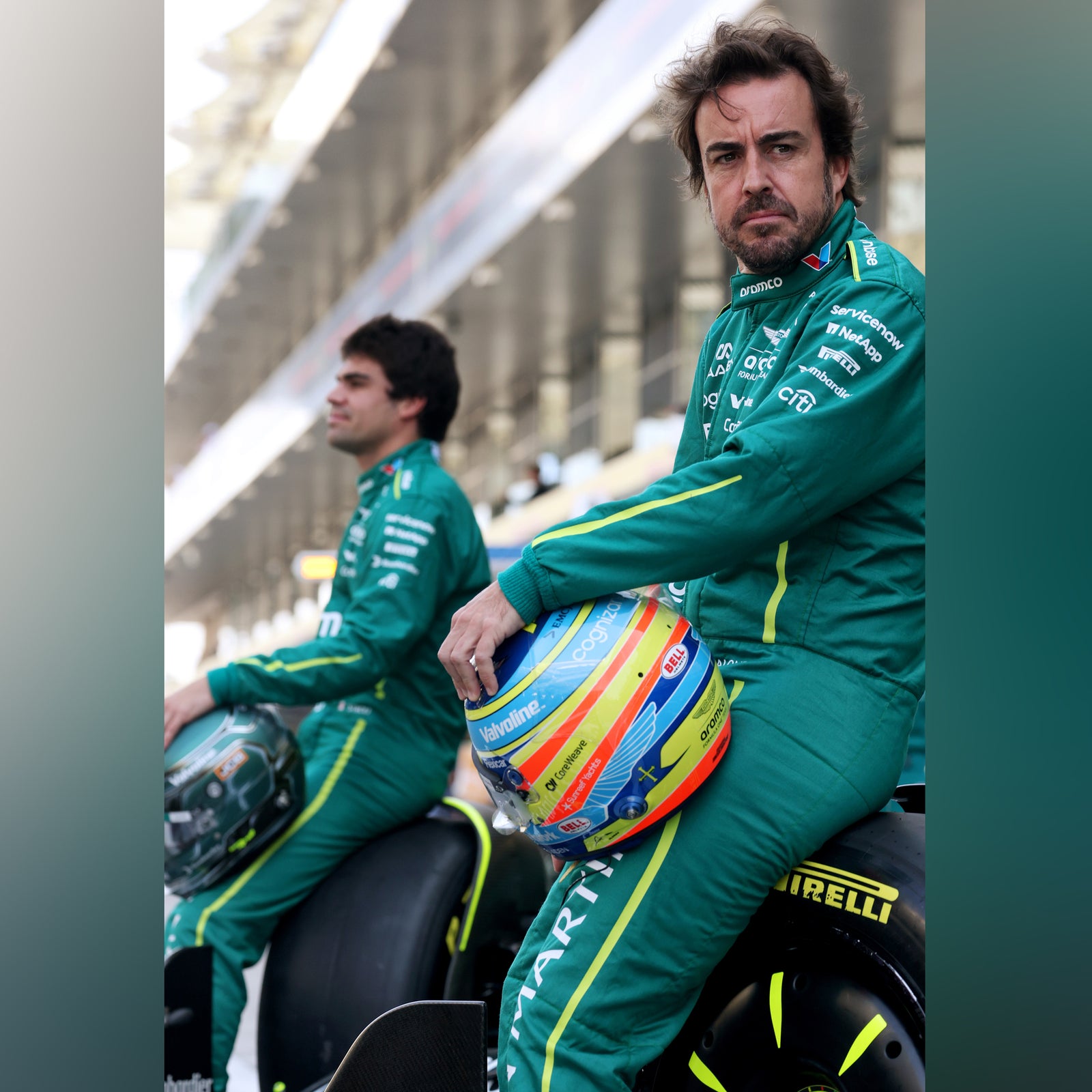 Auction LOT 078 - Fernando Alonso 2025 Aston Martin Aramco Race suit