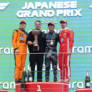 Personalised Japanese GP 2027 F1® chequered flag authentic Formula 1 collector keepsake