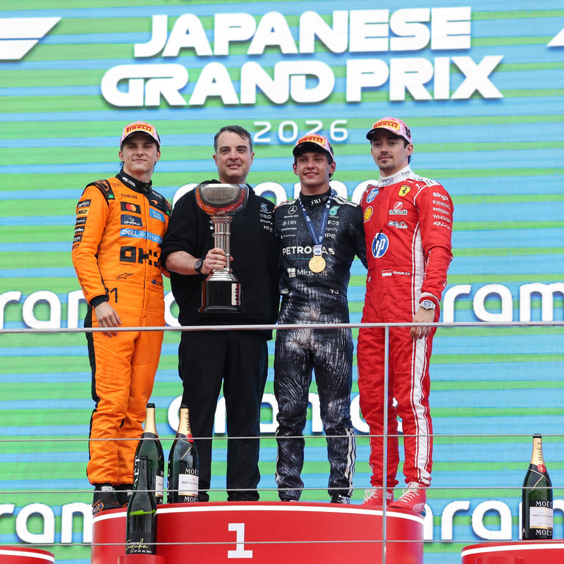 Personalised Japanese GP 2027 F1® chequered flag authentic Formula 1 collector keepsake