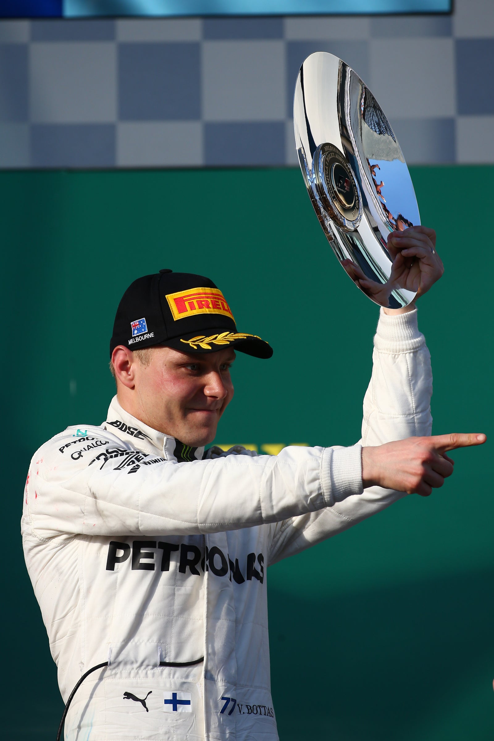 LOT 017 - Valtteri Bottas 2017 Race Weekend Used Mercedes-AMG Petronas F1 Team Race Suit - Australia - S/N 00137627