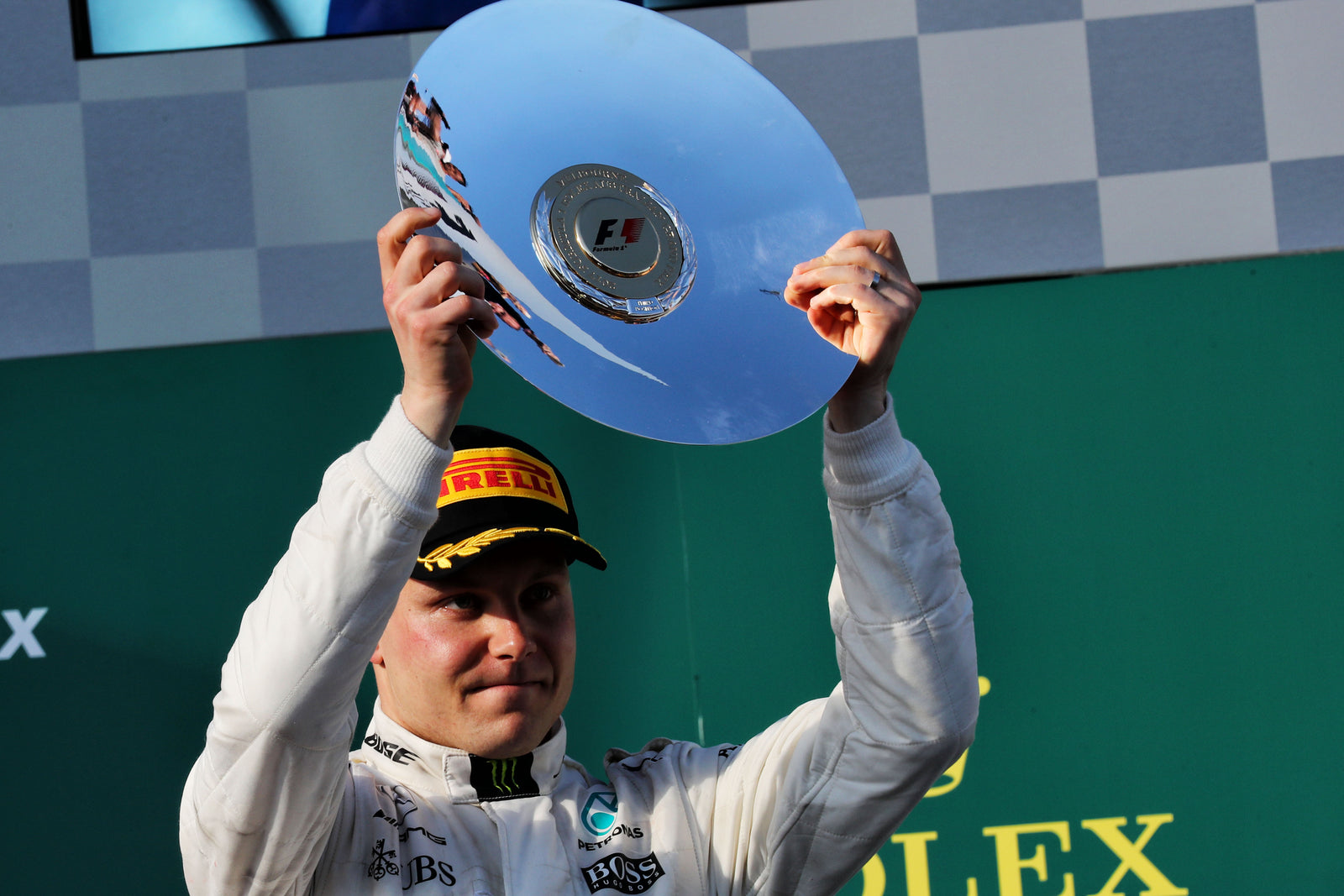 LOT 017 - Valtteri Bottas 2017 Race Weekend Used Mercedes-AMG Petronas F1 Team Race Suit - Australia - S/N 00137627