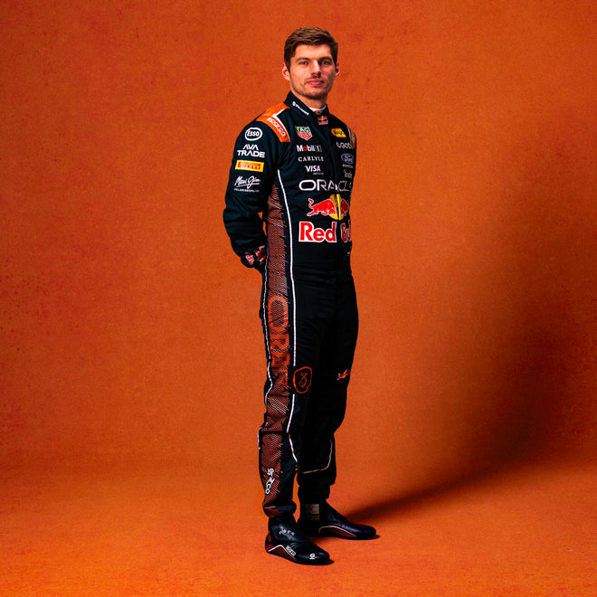 Signed Max Verstappen, Oracle Red Bull Racing F1® Team, Dutch GP Weekend Worn Race Suit