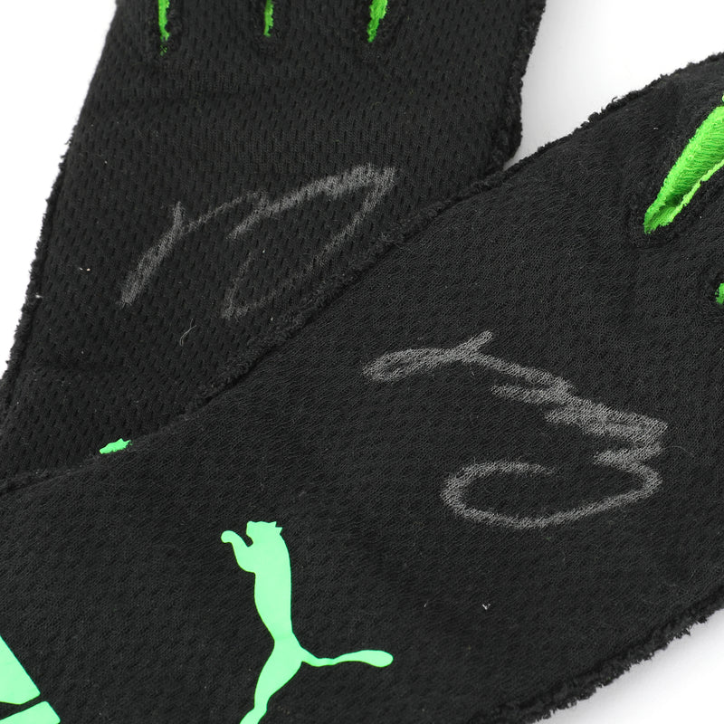 Guanyu Zhou Signed 2024 Grand Prix Used Stake F1 Team Kick Sauber Gloves