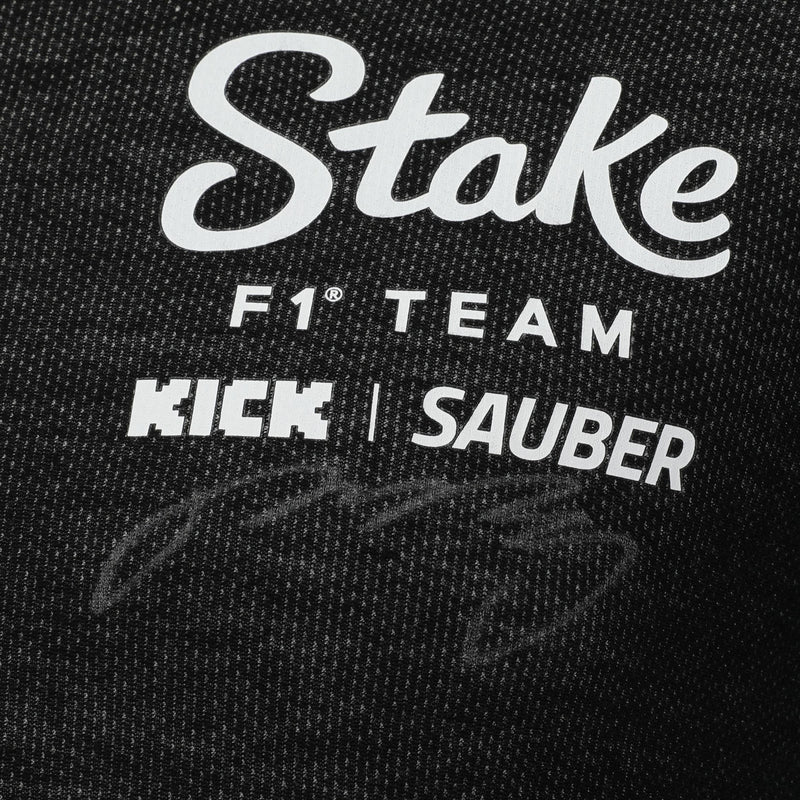 LOT 017 - Guanyu Zhou Signed 2024 Race Grand Prix Used Stake F1 Team Kick Sauber Nomex