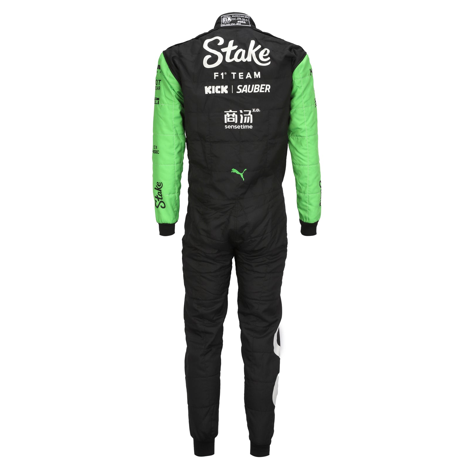 Zhou Guanyu Signed 2024 Stake F1 Team Kick Sauber Grand Prix Used Race Suit - Saudi Arabian GP
