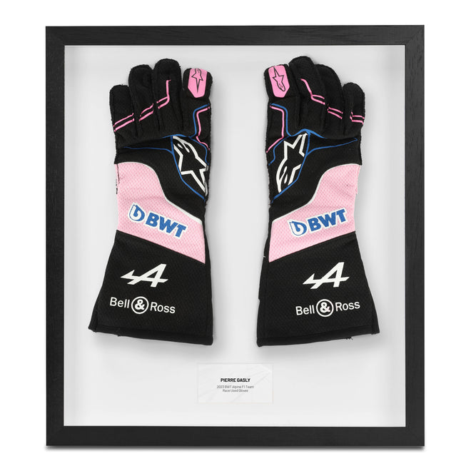 The Austin Auction LOT 029 - Pierre Gasly 2023 BWT Alpine F1 Team Race Used Gloves