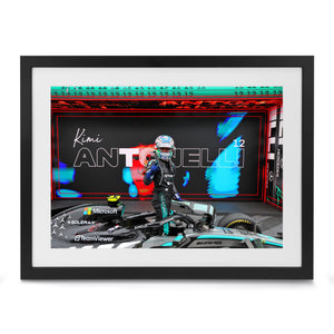 Kimi Antonelli 2026 'Pole Position' Canadian Grand Prix framed photo, Formula 1 memorabilia and premium collector display wall art