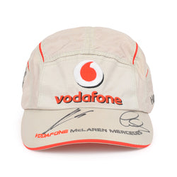 LOT 067 - Lewis Hamilton Signed 2007 Vodafone McLaren Mercedes Cap