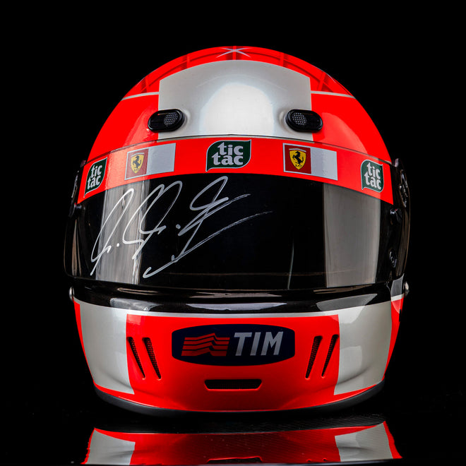 Miami Auction LOT 011 - Michael Schumacher 2000 Ferrari Helmet - Replica Signed 1 Of 30