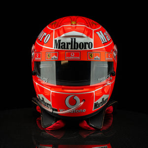 Michael Schumacher Signed 2004 Scuderia Ferrari Replica Helmet - With HANS