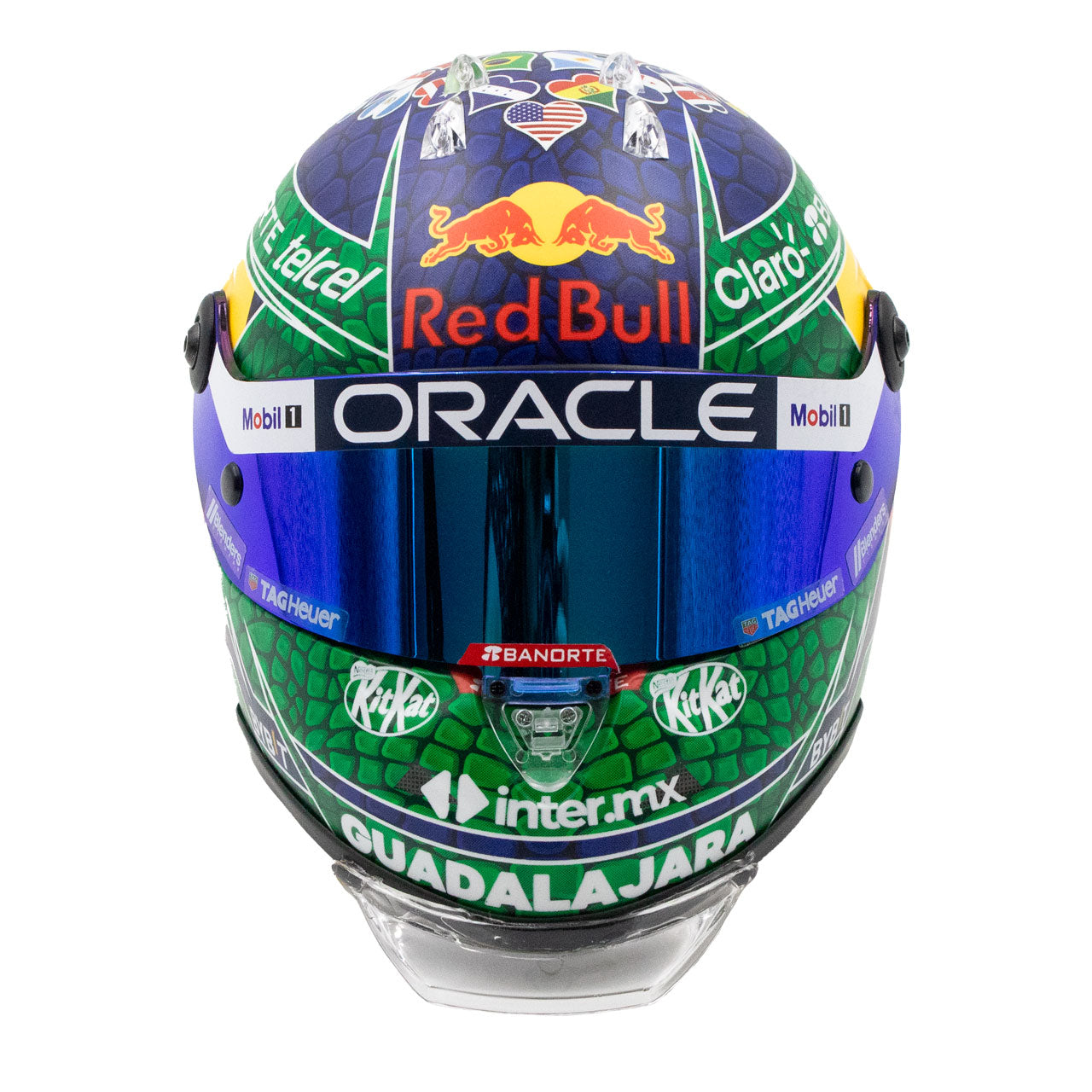 Sergio Perez 2024 1:2 Scale Helmet – Miami Edition