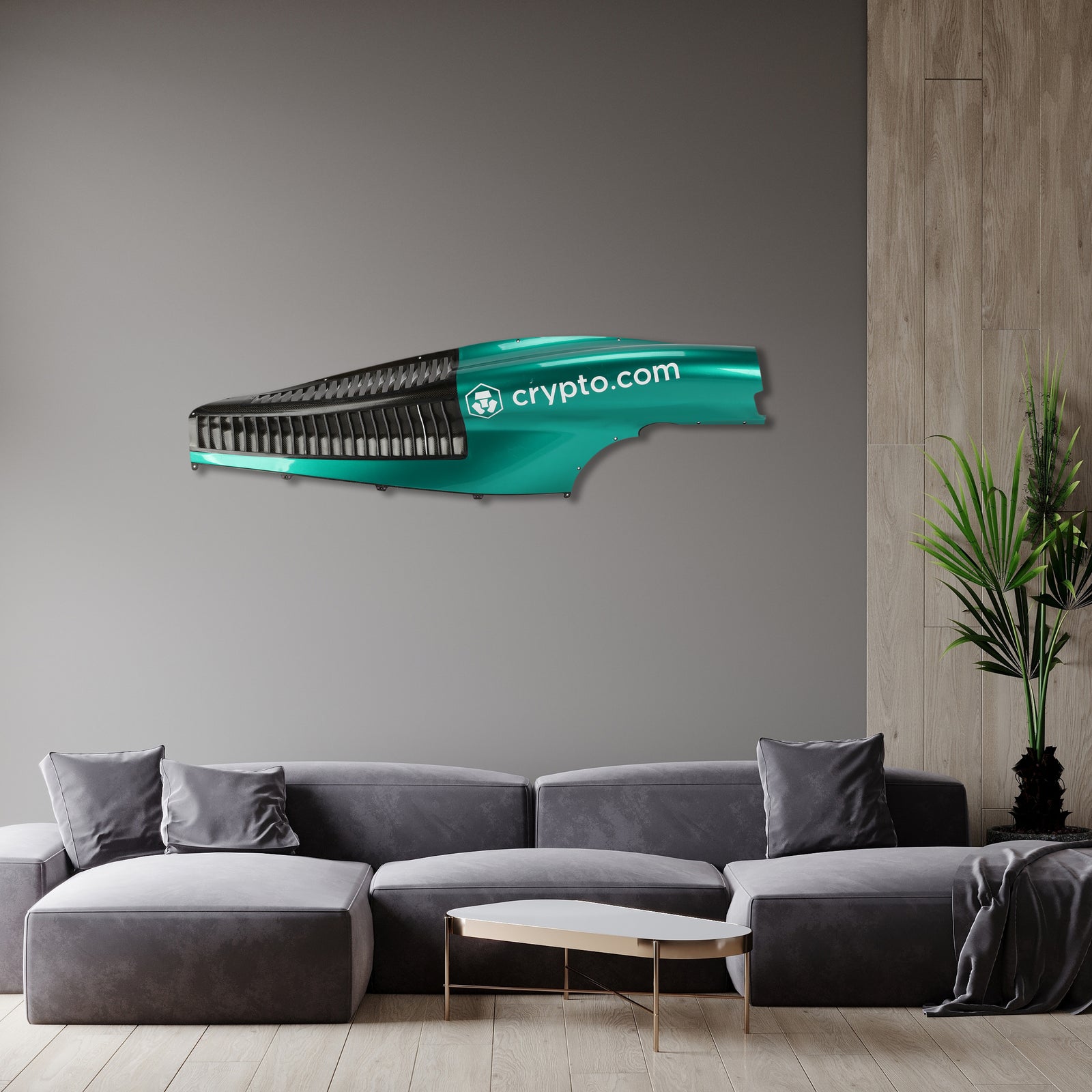 Aston Martin Aramco F1® Team 2023 Left-hand Engine Cover Louvre Panel