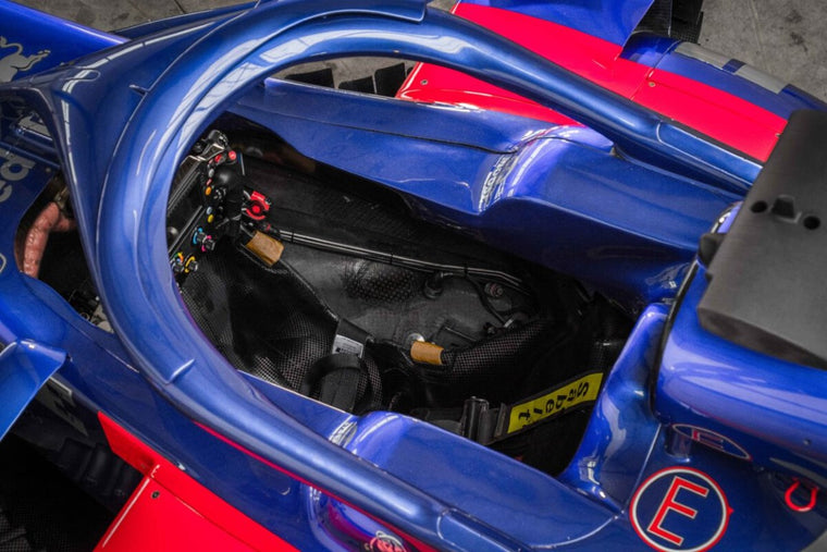 Authentic Formula 1 Toro Rosso STR14-04 rolling chassis from 2019, P2 finishing premium motorsport collector piece