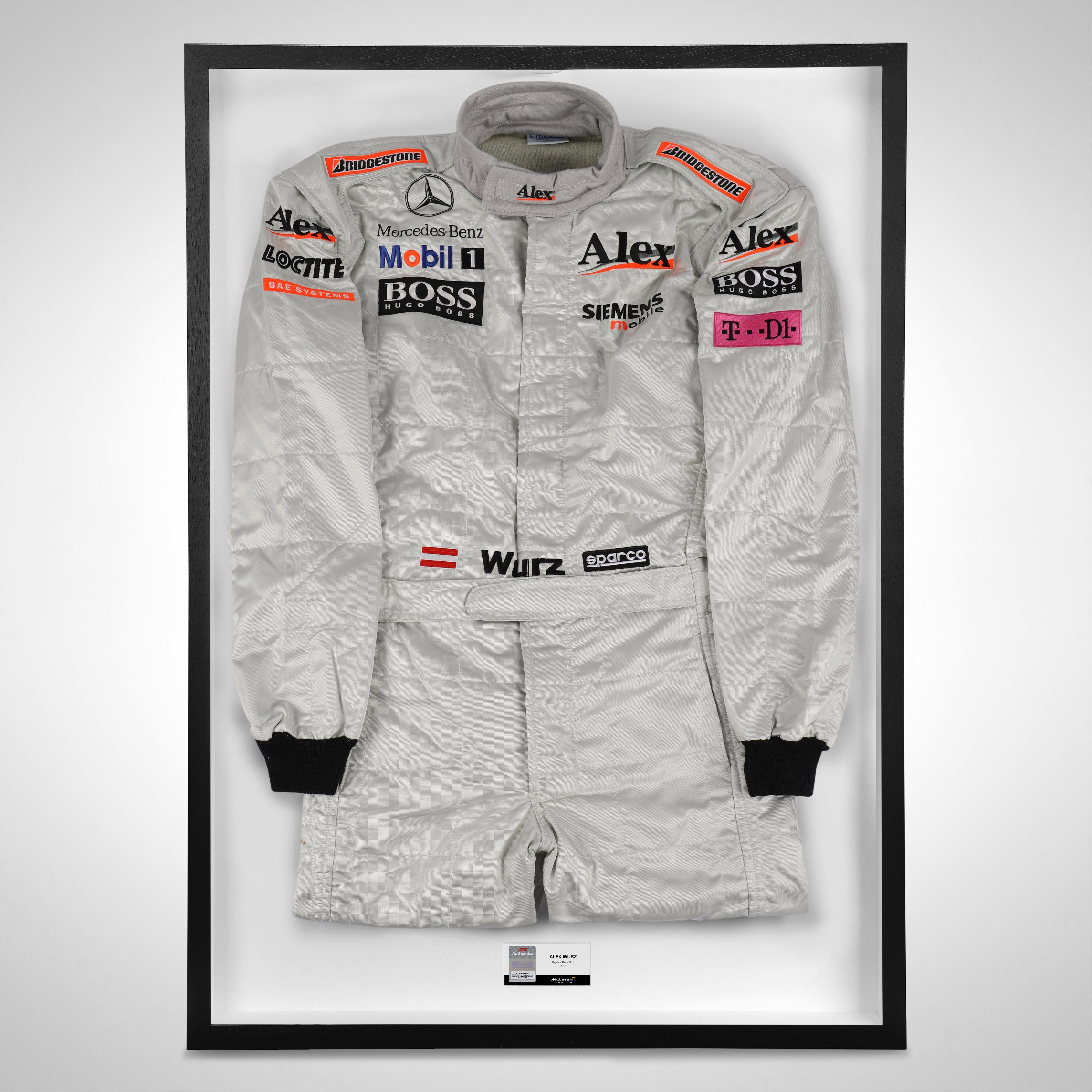 Alexander Wurz 2001 Replica McLaren F1 Team Race Suit