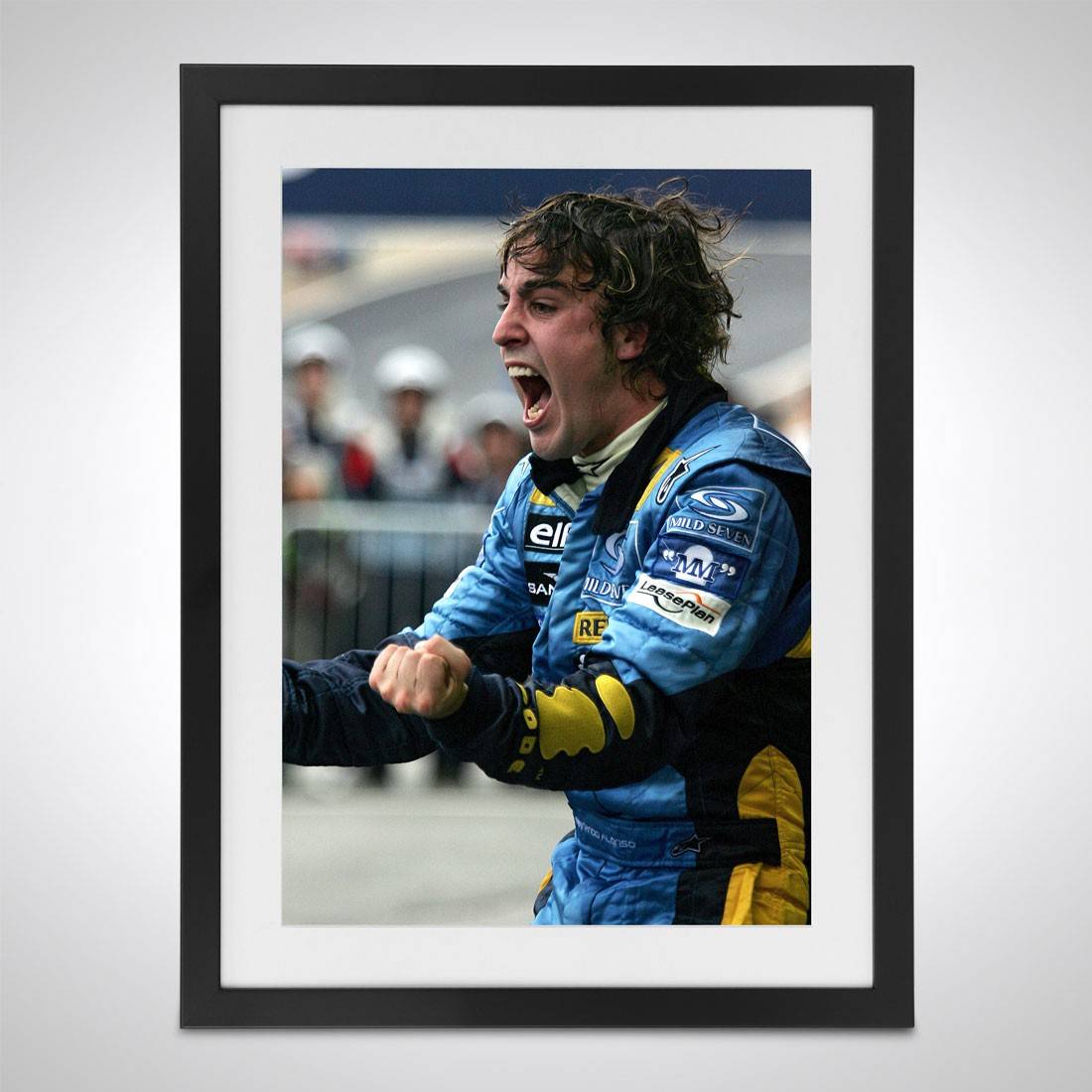 Fernando Alonso 2005 Print - Brazilian GP