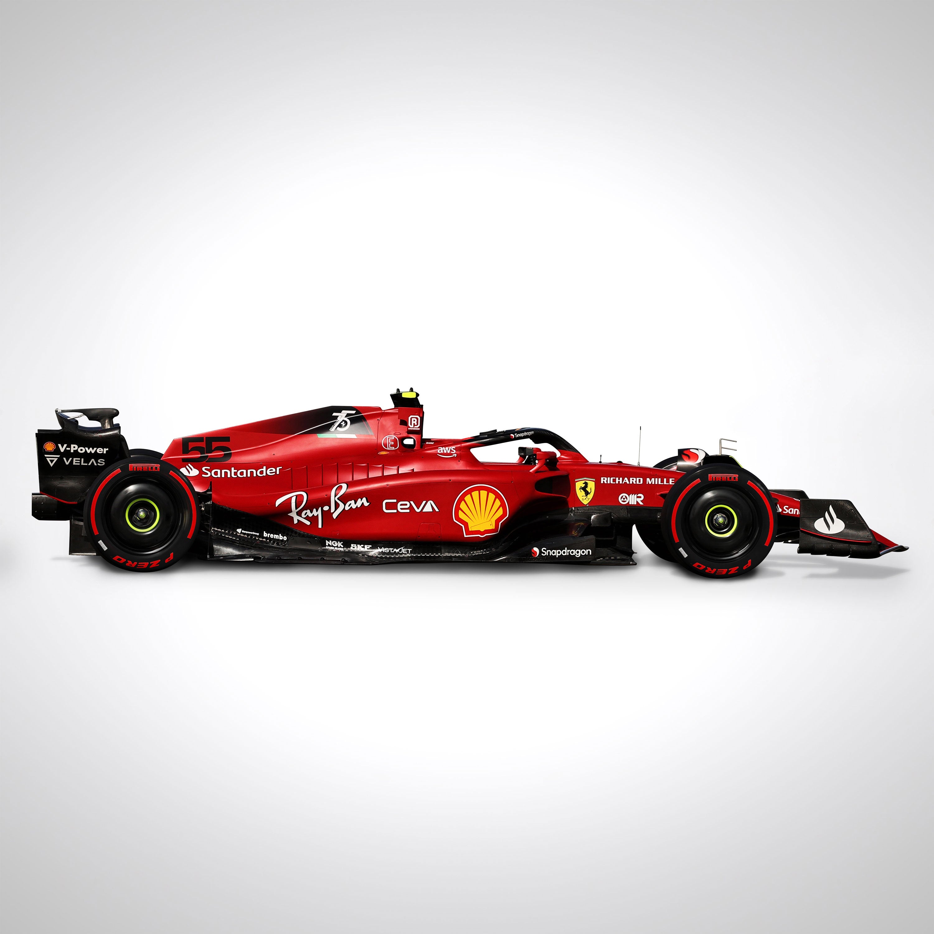 Carlos Sainz 2022 Scuderia Ferrari F1-75 1:8 Scale Model – Bahrain GP