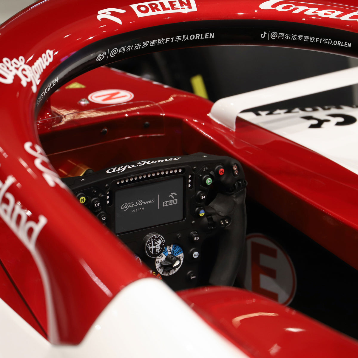2022 Alfa Romeo C42 Formula 1-inspired show car featuring the Azerbaijan Grand Prix livery, premium full-size collector display vehicle