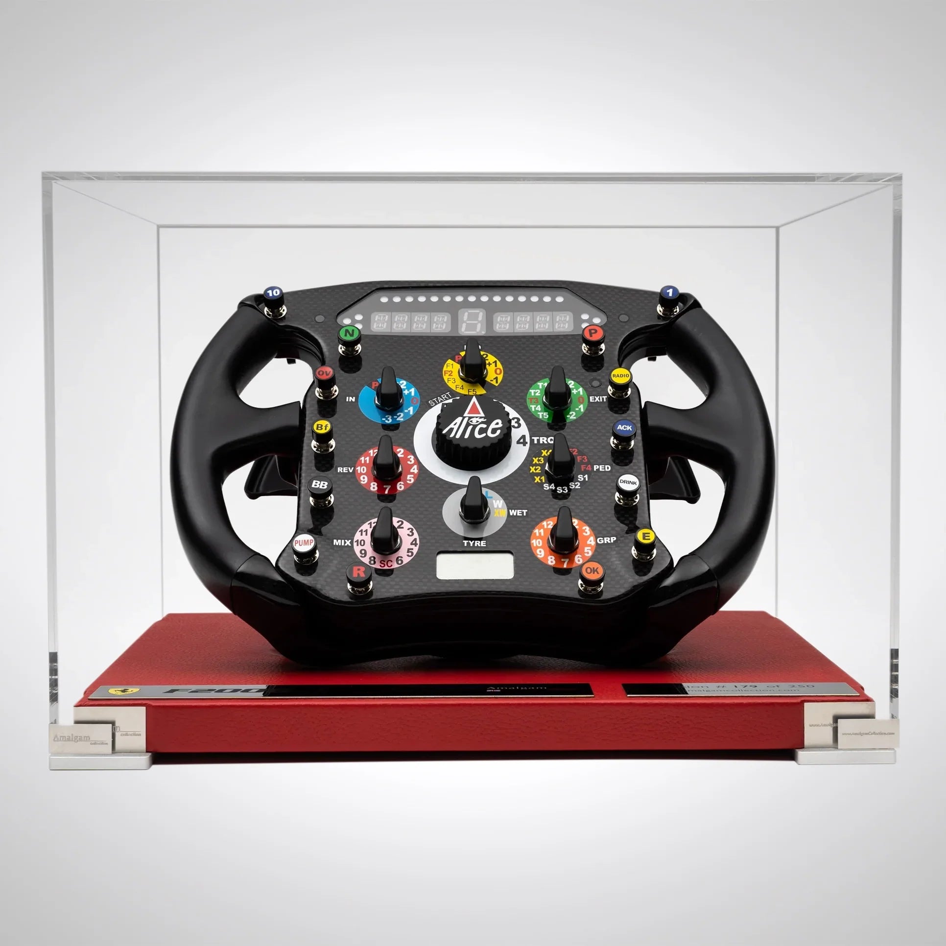Ferrari F2008 (2008) 1:1 Scale Model Steering Wheel – Amalgam Collection