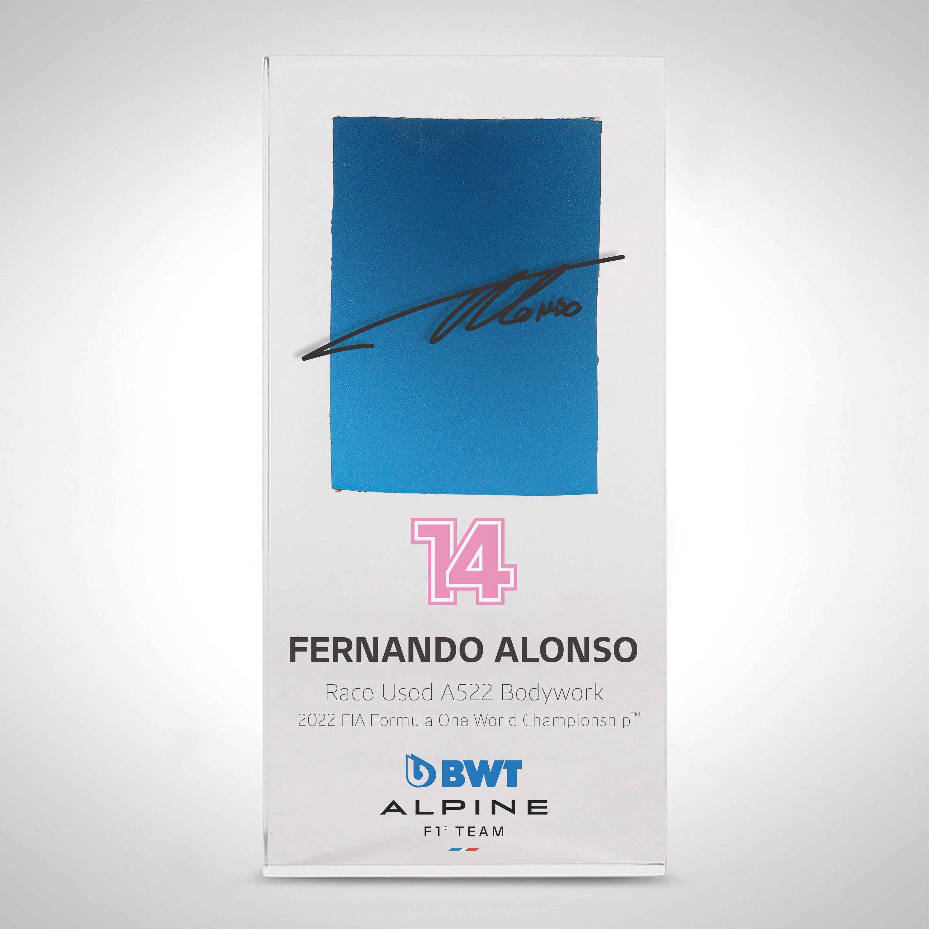 Fernando Alonso 2022 Bodywork in Acrylic