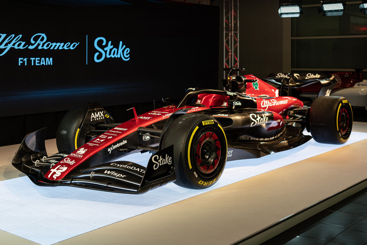 Formula 1-inspired 2023 Alfa Romeo C43 show car, full-size exhibition vehicle for collector display, events and showroom presentation