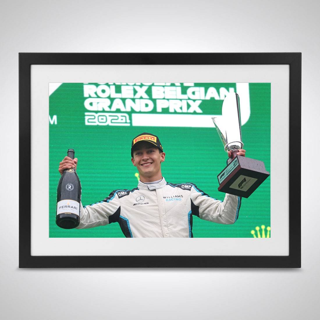 George Russell 2021 'Podium' Print - Belgian GP