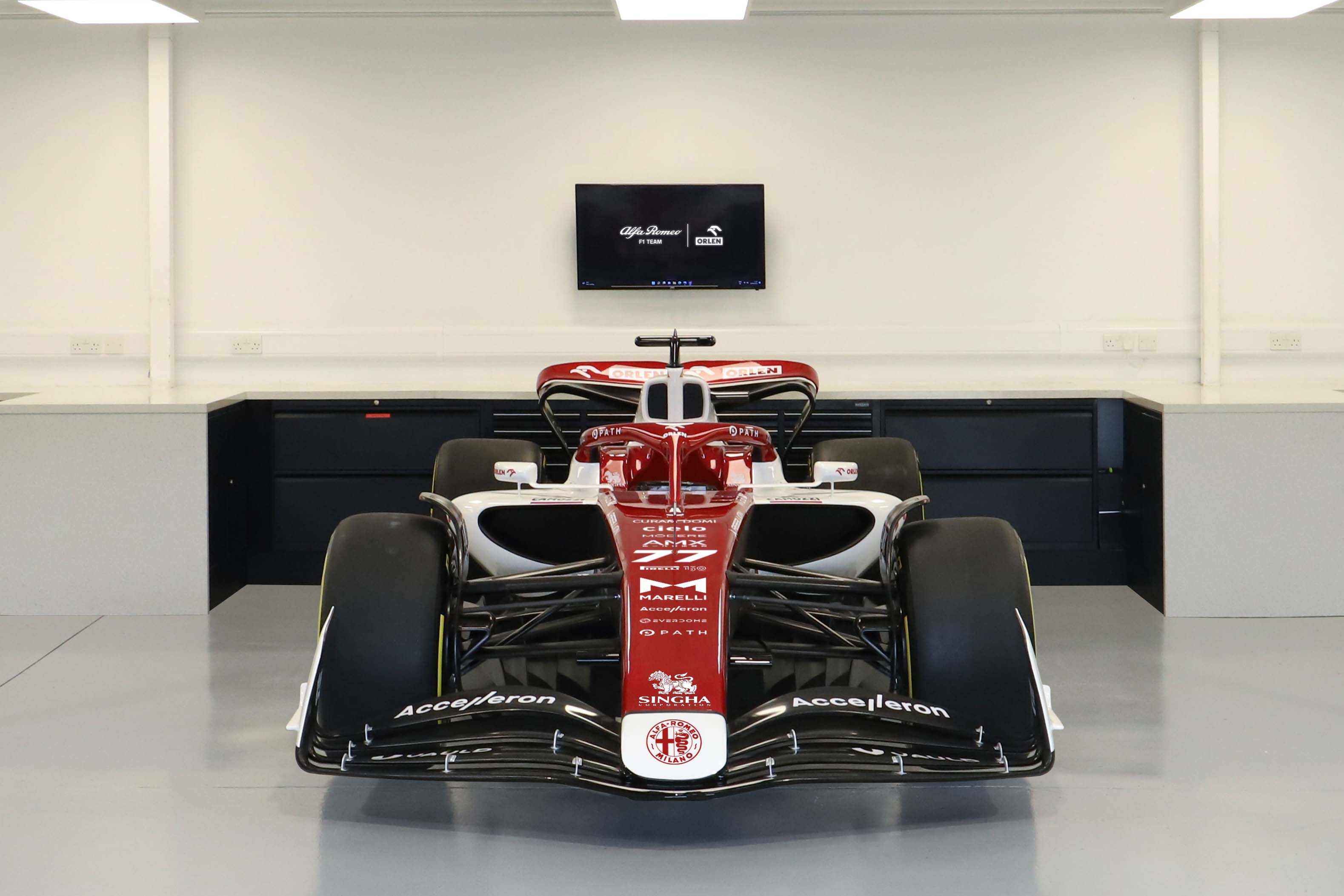 2022 Alfa Romeo F1 Team Orlen Italian Grand Prix Livery C42 Official Show Car