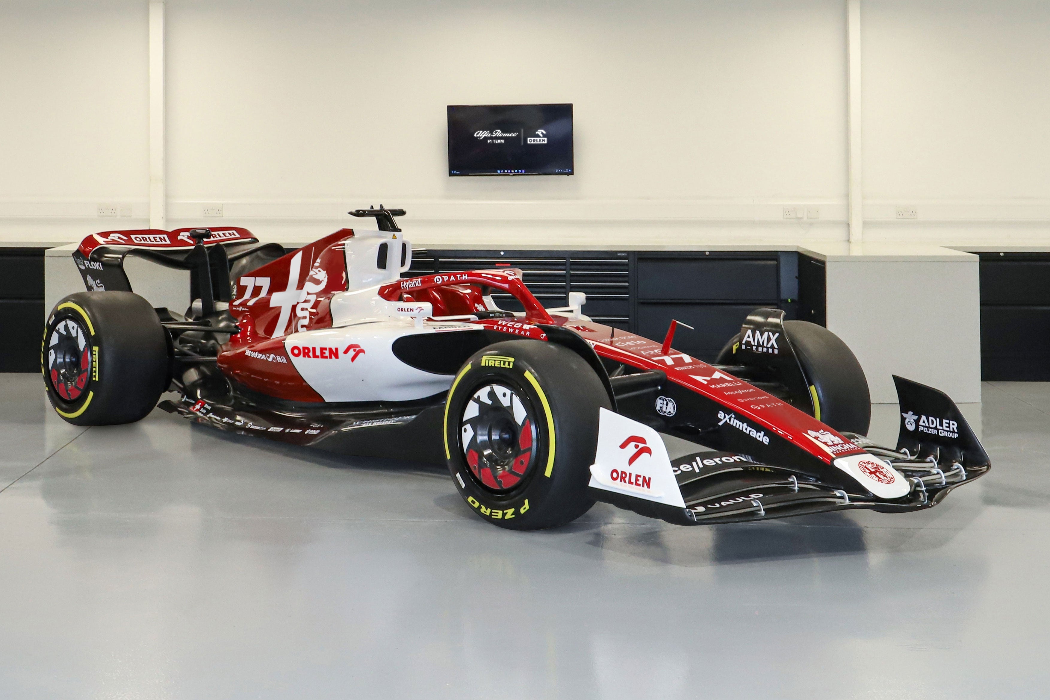 2022 Alfa Romeo F1 Team Orlen Italian Grand Prix Livery C42 Official Show Car