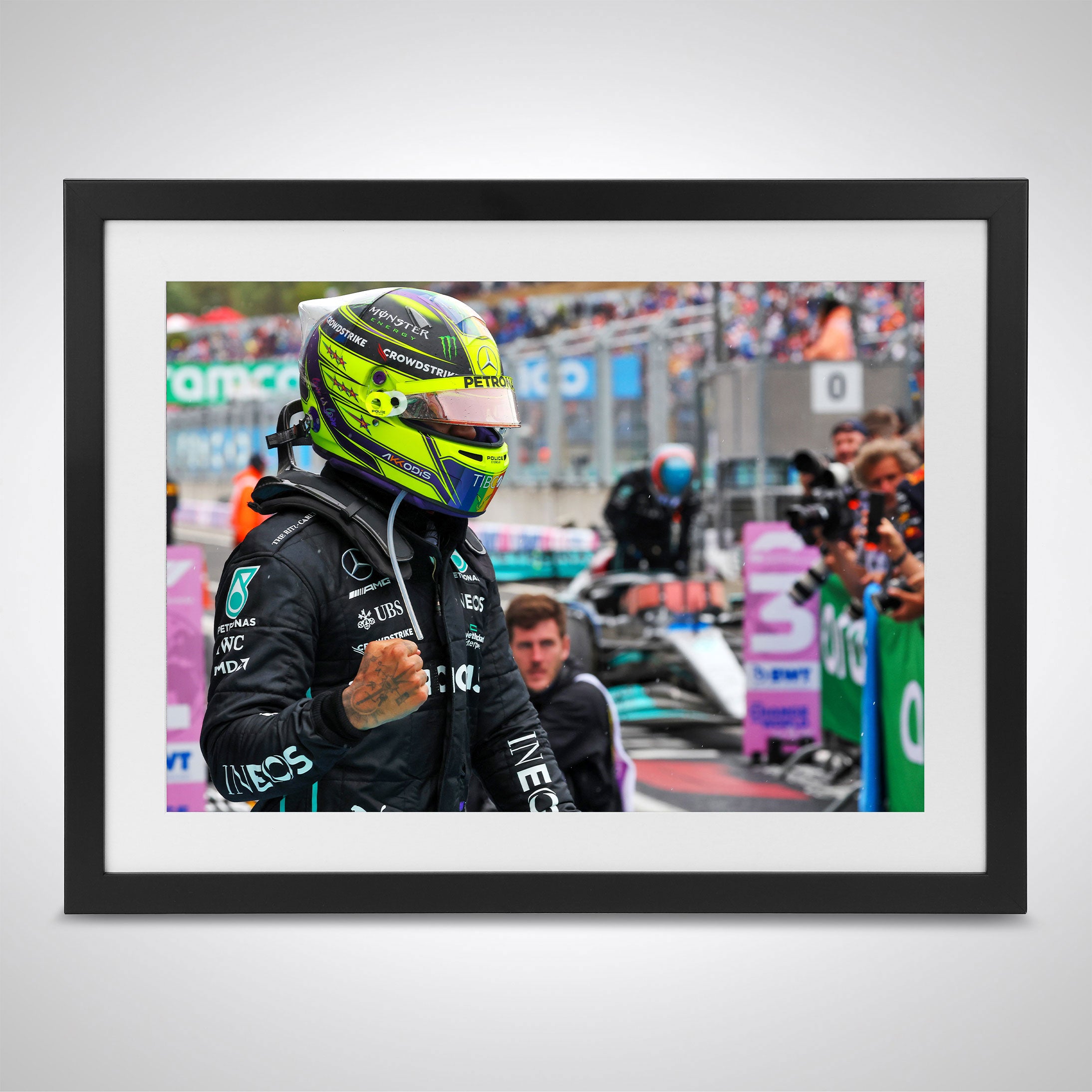 Lewis Hamilton 2022 'Parc Ferme' Print - Hungarian GP